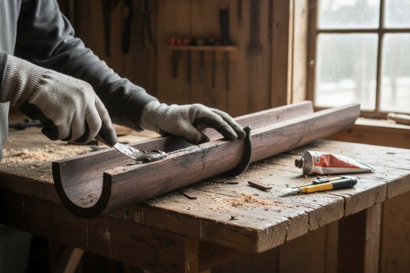 Wood Gutter Replacement